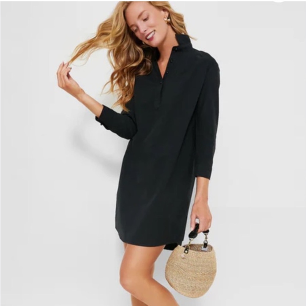 Tuckernuck Pomander Place Polly Black Mini Dress Size XL